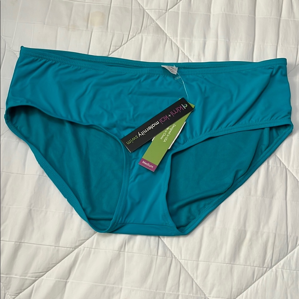 Kimi + Kai Teal Bikini Bottoms